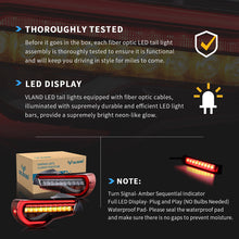 LED Rear Tail Lights for Toyota 86 GT 86 Subaru BRZ Scion FR-S 2012-2020