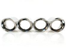 4x Chrome Exhaust Pipe Tail Muffler Tips For BMW F87 M2 F80 M3 F82 F83 M4 60mm Pipes