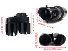 Glossy Black Exhaust Tips for BMW X5 G05 X6 G06 X7 G07 With 1 Pipe left & right