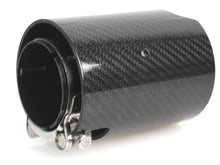 Carbon Fibre Exhaust Tip for BMW 3 Series F30 F31 55-59mm pipe Gloss Black Inner