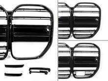 Double Line Front Bumper Center Grille For BMW 4 Series G22 G23 2 Door 2020-2024