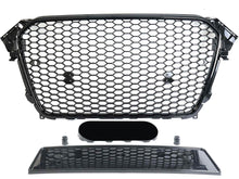 Gloss Black Honeycomb Front Grille Grill for AUDI A4 S4 B8.5 2012-2015 fg89