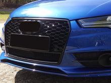 Glossy Black Front Grille Grill for Audi A7 4G C7 S7 S-line 16-18