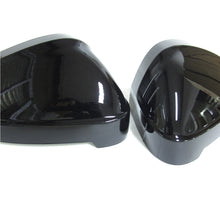 Side Mirror Cover Caps Glossy Black for Audi A4 B9 S4 RS4 A5 S5 RS5 W/O Lane Assist 2016-2021 mc20