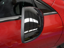 L+R Glossy Black Wing Mirror Cover Caps for Mercedes A Cl. W177 V177 CLA C118 X118 19-23