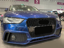 Gloss Black Honeycomb Front Grille Grill for AUDI A4 S4 B8.5 2012-2015 fg89
