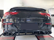 Gloss Black Muffler Exhaust Tips Pipes for Mercedes Benz A35 A45 CLA 35 45 AMG