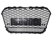 Glossy Black Front Mesh Grille Grill For Audi A6 S6 C7 2011-2014