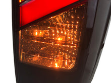 Smoked 3D Stripe LED Tail Lights Rear Lamp for Nissan Navara NP300 D23 2015-2024
