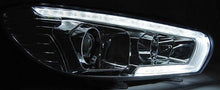 For VW Scirocco 08-14 Black DRL Devil Eye Projector Headlights Sequential Indicator