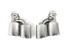 Black Diffuser Chrome Exhaust Tips For Audi A5 B9 S-line 2020-2023