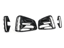 Black Front Bumper Fog Light Grilles Cover For BMW 4 Series G22 G23 M sport bumper 21-26