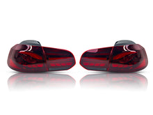 Smoked/Red LED Tail Lights For VW Golf  6 MK6 2009-2013 w/Sequential