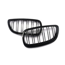 Gloss Black Double Bar Grill Grille For BMW 3 Series E92 E93 06-09