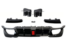 Gloss Black Rear Diffuser with LED Light Exhaust Tips For BMW 3 Series G20 G21 M Sport 19-21