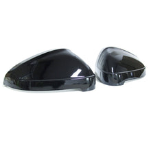 Side Mirror Cover Caps Glossy Black for Audi A4 B9 S4 RS4 A5 S5 RS5 W/O Lane Assist 2016-2021 mc20