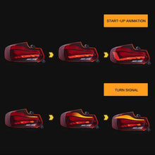 GTS Red Tail Lights W/Animation For BMW 2 Series 2014-2021 F22 F23 F87 Rear Lamps