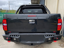 Pair Smoked Black LED Rear Tail Light Lamp For Toyota Hilux 7th SR SR5 2005-2014