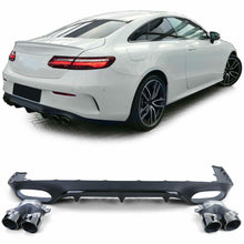 For Mercedes E Class Rear Diffuser C238 Coupe A238 Cabrio E53 Look Diffuser Tail Pipe