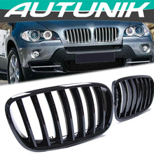 Glossy Black Front Kidney Grill Grille for BMW E70 X5 E71 X6 2007-2013 fg104