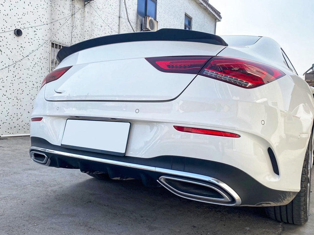 Autunik.co.uk | Gloss Black Rear Trunk Spoiler Wing for Mercedea Benz ...