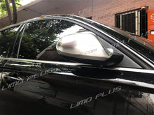 Side Mirror Cover Caps Replacement Matte Chrome for Audi A6 S6 C7 RS6 W/ Lane Assist 2012-2018 mc15