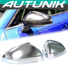 Side Mirror Cover Caps Matte Chrome for 2018+ Audi A4 B9 S4 RS4 A5 F5 S5 RS5 W/O Lane Assist mc8