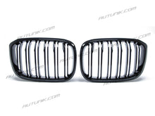 Glossy Black Front Kidney Grille Grill Dual Slats for BMW X3 G01 X4 G02 2018-2021 fg123