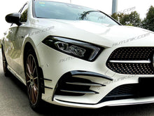 Gloss Black Front Bumper Side Air Vent Trim Cover For Mercedes Benz W177 A35 AMG 2019-2022 pz21