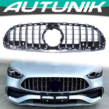 Chrome Front Bumper Grille Grill For Mercedes Benz C-Class W206 S206 Sedan Wagon C180 C200 C300 2022+ fg156