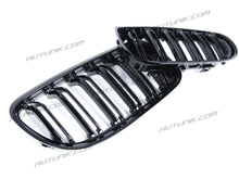 Glossy Black Front Kidney Grille Grill Dual Slats for BMW 3 Series E91 E90 LCI 2009-2012 fg32