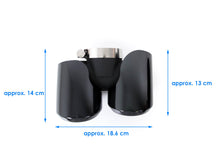 Black Exhaust Pipes Muffler Tips For 2020-2022 Land Rover Defender 90 110 w/ 3.0L Engine et195