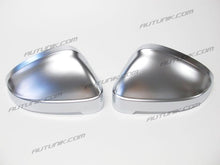 Side Mirror Cover Caps Matte Chrome for 2018+ Audi A4 B9 S4 RS4 A5 F5 S5 RS5 W/O Lane Assist mc8