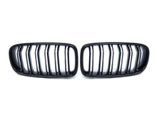 Gloss Black Front Kidney Grill Grille Dual Slats for BMW 3 Series F30 2012-2018 fg42