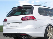 Gloss Black Rear Window Spoiler Side Wing Trim For VW Golf 7 MK7 MK7.5 Variant Wagon vw25