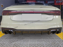 Rear Diffuser Valance + Exhaust Muffler Tips for Audi A7 C8 4K8 S-line S7 2018-2022 di85