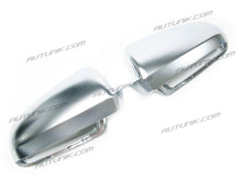 Side Mirror Caps Cover Replacement Matte Chrome for Audi A4 S4 B6 B7 A6 C6 A3 mc1