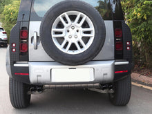 Black Exhaust Pipes Muffler Tips For 2020-2022 Land Rover Defender 90 110 w/ 3.0L Engine et195