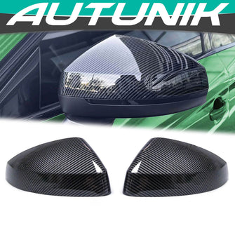 Side Mirror Covers Caps Carbon Fibre Look for Audi A3 8V S3 RS3 2014-2020 mc128