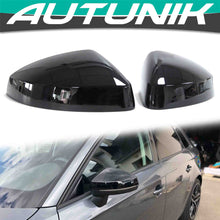 Side Mirror Cover Caps Glossy Black for AUDI A3 8V S3 RS3 2014-2020 W/O Lane Assist mc50