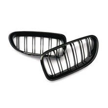 Gloss Black Dual Slats Front Kidney Grille Grill for BMW 6 Series F06 F12 F13 2012-2017