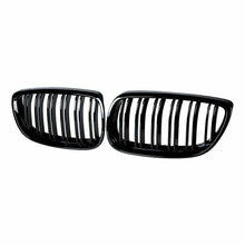 Gloss Black Front Kidney Grill Grille Dual Slats For BMW E92 E93 M3 328i 335i Coupe 2007 2008 2009 2010