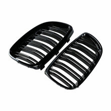 Gloss Black Front Kidney Grill Grille Dual Slats For BMW E92 E93 M3 328i 335i Coupe 2007 2008 2009 2010