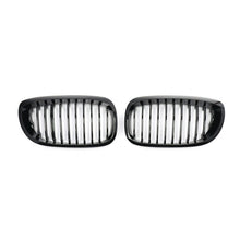 Glossy Black Front Kidney Grille Grill For BMW E46 3-Series 2Door Coupe Convertible LCI 2003-2016